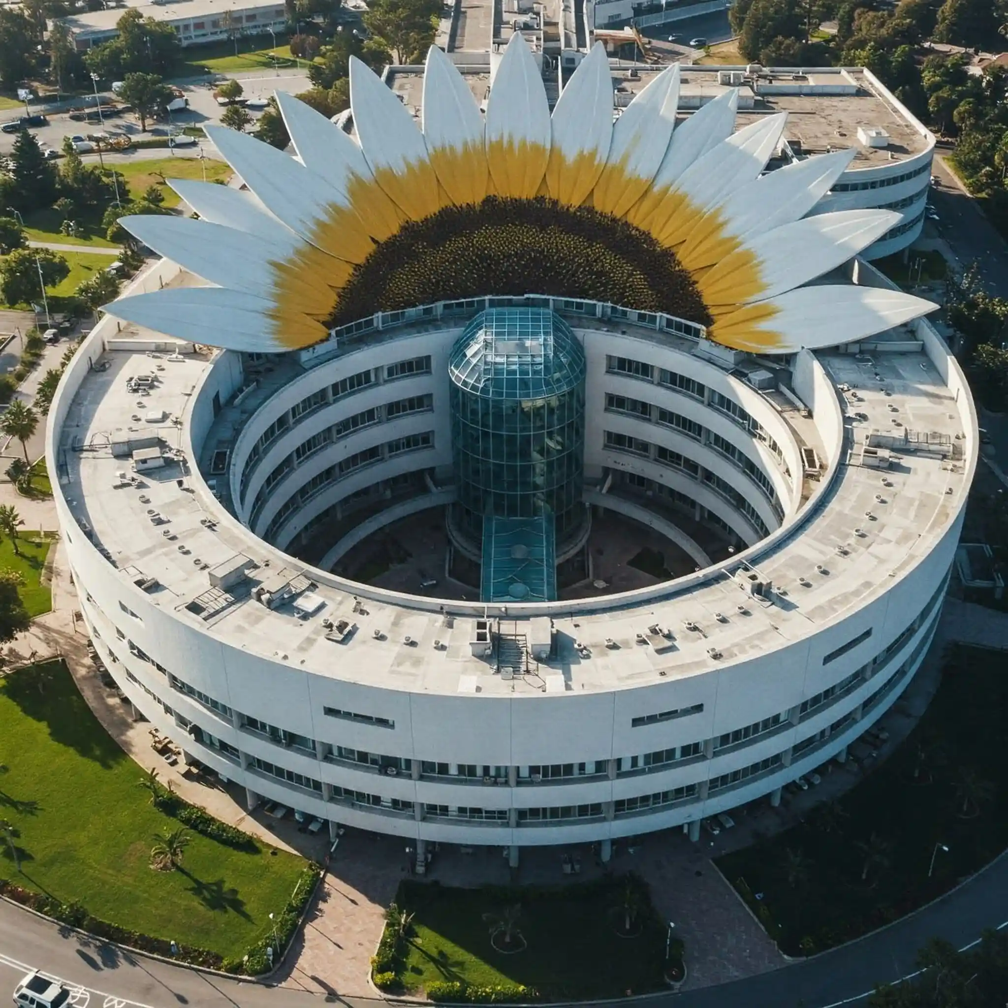 Day view of the hospital